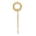 thumbnail image 2 of 14K Yellow Gold Charm Pendant Themed 20 mm 11 Initial M, 2 of 3