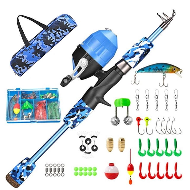 Juego De Cañas De Pescar Para Niños, Práctica De Deporte Al Aire Libre Profesional, Kit De Caña De Pescar, Regalo De Festival, Aparejos, Dispositivo De Pesca Eigraketly OD013775-00