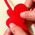 thumbnail image 5 of Happiness Banner Decorative Anti-break Unique Chinese Red Loving Hanging Banner Wedding Room Decor, 5 of 5