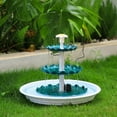 thumbnail image 3 of AISITIN 3 Tiered Bird Bath Fountain Detachable with USB Water Pump, Garden Decoration, 3 of 10