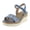 Blue Faux Raffia, variant on Graciela Women's Sandals Natural Brown Faux Raffia Size 11 M