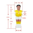 thumbnail image 2 of Ounissouiy 4 Uds máquina de fútbol de muñeca de fútbol hombre juguete divertido jugador de fútbol muñecas figuras de plástico juego de Type5 NO5, 2 of 6