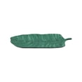 thumbnail image 3 of Hometrends Leaf Bamboo Melamine Platter Green 17.625 Inch, 3 of 5