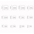 thumbnail image 3 of DHARMONAL Summer Cool Sense Of Sea Blue Nails Solid Color Nail Wind Wear Nail Foot Style Nails False Clear Acrylic Nails Full Cover Short Clear Nail Stamper Gel X Tips Short Nail Extension Forms Tips, 3 of 6