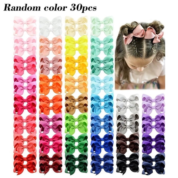 Hair Bows and Alligator Clips Set Ideal for Babies Toddlers and Teens for Daily Wear and Special Occasions