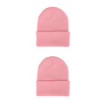 thumbnail image 3 of Jumpingount Beanie Hat Gorros de punto Unisex Skullcap Candy Color Warm Hilo multifuncional Accesorios para el cabello para deportes al aire libre Pink Rosa 2piezas Jumpingount CBP269779, 3 of 5
