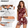 thumbnail image 5 of Uorisanigo Valentine's Day Heart Golf Dress for Women Casual Relaxed Sleeveless Workout Athletic Dresses Comfortable Breathable Athletic Workout Dress Size L, 5 of 7