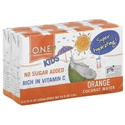 O.N.E. Orange Coconut Water, 45 oz (Pack of 4)
