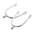 thumbnail image 2 of 1 Pair Zinc Alloy Horse Spurs Equestrian Riding Spurs Spurs Horse Riding Spurs for Men Silver, 2 of 8