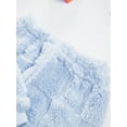 thumbnail image 6 of TiaoBug Kids Girls Boys Winter Thicken Warm Flannel Thermal Underwear Set Blue 5-6, 6 of 7