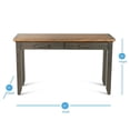 thumbnail image 5 of Steve Silver Table de Canapé Bear Creek Bicolore Marron 50 Pouces, 5 of 5