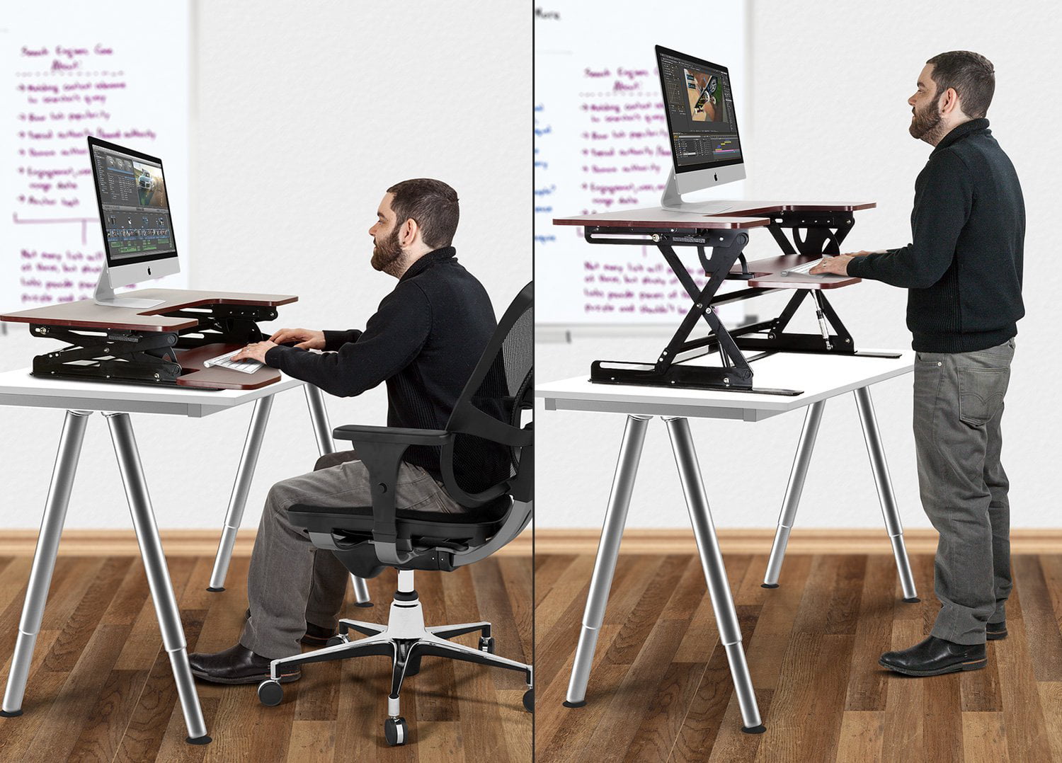 Halter Ed 259 Preassembled Height Adjustable Desk Sit Stand