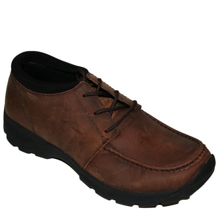 

Lands End Men s Size 11.5 All Weather Leather Low Chukka Boots Rich Mahogany