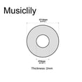 thumbnail image 2 of Musiclily Basic Guitar Strap Button Felt Washers, Black (Set of 20), 2 of 5