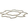 thumbnail image 6 of 41"W x 41"H x 3/8"T Extra Large Anderson Decorative Fretwork Wood Ceiling Panels, Birch, 6 of 10