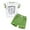 Green car, variant on Younger Tree Toddler Baby Boy Summer Outfits Set Short Sleeve T-Shirt Shorts Clothes Set,Size 9 Months-4T