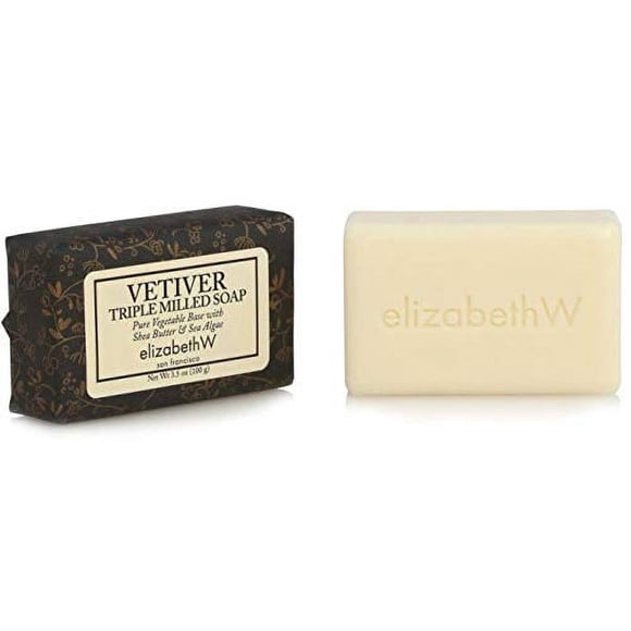 Elizabeth W Vetiver Jabón Triple Molido Perfumado