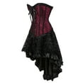 thumbnail image 3 of Sngxgn Women's Neck Sleeveless Ruched Bodycon Wrap Party Midi Dress(Red,L), 3 of 4