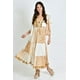 thumbnail image 1 of Vestido bohemio Roman Fashion manga kimono 8544 Blanco cafe M, 1 of 6