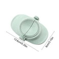 thumbnail image 3 of Empanada Maker Press, Dumpling Maker, Dumpling Mold Set for Chinese Dumpling, 2 Sizes, 3 Colors, 3 of 6