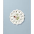 thumbnail image 3 of Lenox Butterfly Meadow Figural Floral Porcelain 11.75" x 11.75" Egg Serving Tray, 3 of 6