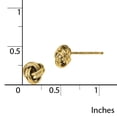 thumbnail image 2 of Primal Gold 10 Karat Yellow Gold Love Knot Post Earrings, 2 of 4