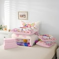 thumbnail image 6 of Manfei Kawaii Elf 7-Piece Twin Bedding Sets,Cute Daisy Floral Bedding Comforter Set,Colorful Cartoon Wings Sheet Sets For Kids,Breathable Home Decor Reversible, 6 of 8