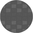 thumbnail image 1 of Ahgly Company Machine Washable Indoor Round Transitional Platinum Gray Area Rugs, 3' Round, 1 of 7