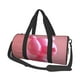 thumbnail image 1 of Balery Pink Balloon Puppy Art Bolsa de Gimnasio para Mujeres y Hombres, Bolsa de Viaje Impermeable, Bolsa de Fin de Semana con Compartimento para Zapatos y Bolsillo Húmedo, 1 of 6