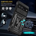 thumbnail image 5 of For Google Pixel 9 Pro XL Case, Shockproof Bumper Case with Sliding Camera Cover, Military-Grade Protection,Black, 5 of 7