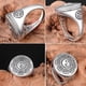 thumbnail image 5 of Mantra de nueve caracteres de la suerte del Tai Chi Personalidad Cara ancha Anillo viejo dominante, 5 of 5