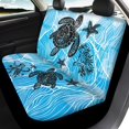 thumbnail image 4 of Pzuqiu Ocean Sea Turtle Full Set Car Seat Covers - Breathable All-Season Protection for SUV Trucks Sedans Vans, 4 of 10