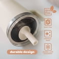 thumbnail image 5 of YAYA My First Travel Tumbler for Preschool & Kids 3+, Insulated Stainless Steel Tumbler with Reusable Silicone Straw & Spill-Proof Lid, Cup Holder Compatible, BPA-Free, 12oz, Western, 5 of 9