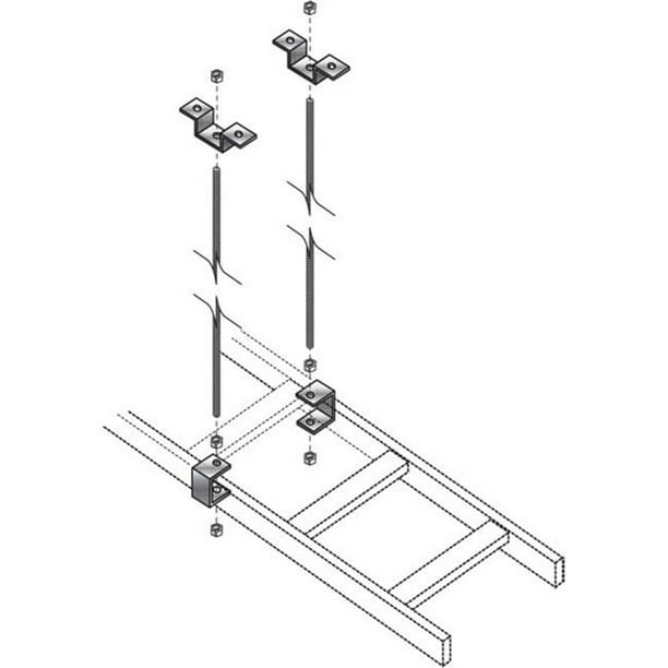 Black Box Ladder Rack Threaded Rod
