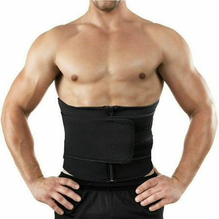 SLIMBELLE Mens Sport Sauna Sweat Waist Training Belt for Weight Loss Premium Waist