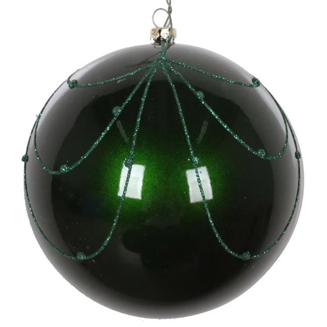 Vickerman MT194624D Rideau Émeraude 4.75 Po. Bonbon - 4 par Sac