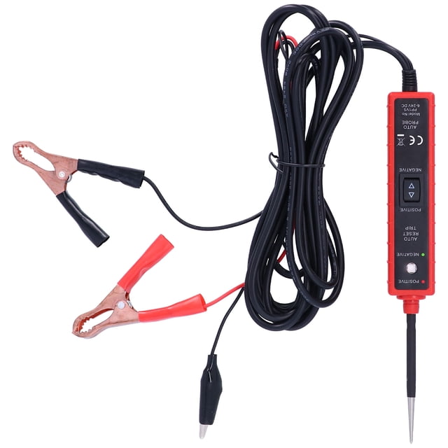 Electrical Tester, Flexible Portable Auto Circuit Tester Lightweight for Car Power Circuit