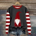 thumbnail image 1 of Amzcrzy Chandail pour Femmes Mode Femmes Décontracté à Manches Longues Impression de Noël Col Rond T-Shirt Ample Blouse Chandails Sans Capuche Chandail de Noël Chandails à Manches Longues pour Femmes 2TG, 1 of 3