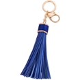 thumbnail image 1 of HSHDLDF Women Leather Tassels Keychain Car Circle Key Rings Gift Bag Hanging Buckle, 1 of 2