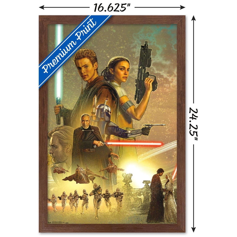 Star Wars: Attack Of The Clones - Celebration Mural Wall Poster