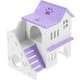 thumbnail image 3 of 1 Set Guinea Pig Hideout House Double-deck Hamster Hut Multi-chambers Small Animals Nest, 3 of 5