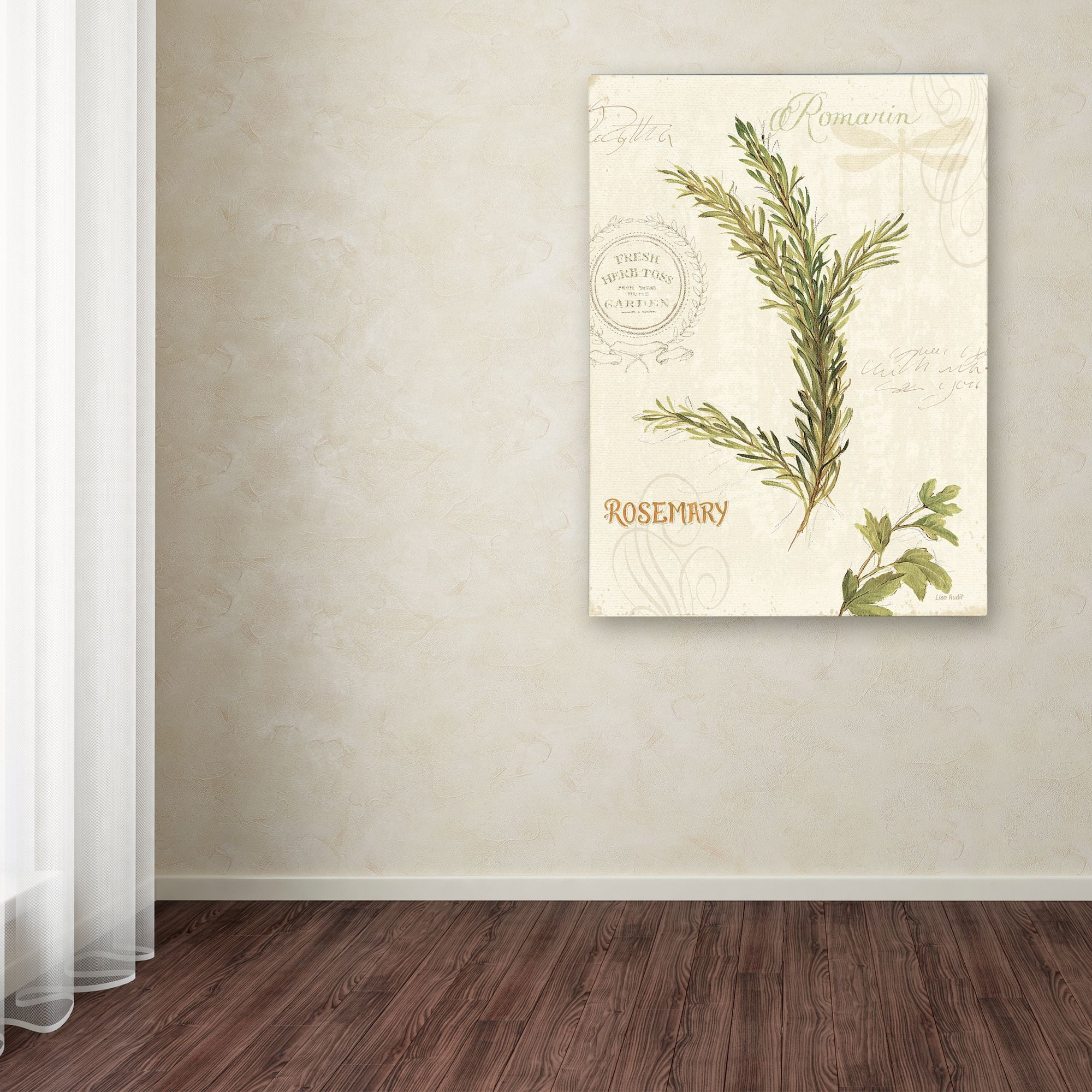 Trademark Fine Art "Aromantique II" Canvas Art by Lisa Audit