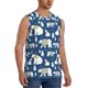 thumbnail image 2 of Fotbe cute winter bear Men's Camiseta sin Mangas Estampada para Hombres, Playera Casual para Gimnasio, Entrenamiento, Playa-Large, 2 of 7