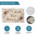 thumbnail image 6 of Brown Farmhouse Placemats Set of 6, Retro Country Stars Rustic Branches Berry Placemats for Dining Table, Place Mats for Kitchen Tabletop, Waterproof Wipeable Dining Table Mats Set, 6 of 9