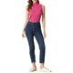 thumbnail image 2 of Camiseta sin mangas de cuello alto Inspire Chic para mujer, en color rosa intenso, talla XL, de punto acanalado., 2 of 6