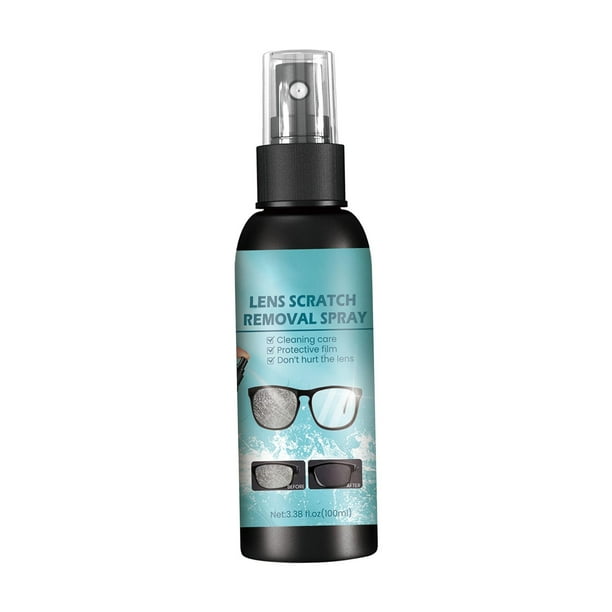 Spray para eliminar rayones de lentes Suministros para el cuidado de la limpieza profesional Limpiador de lentes Yinane Eliminador de aranazos de lentes Walmart en linea