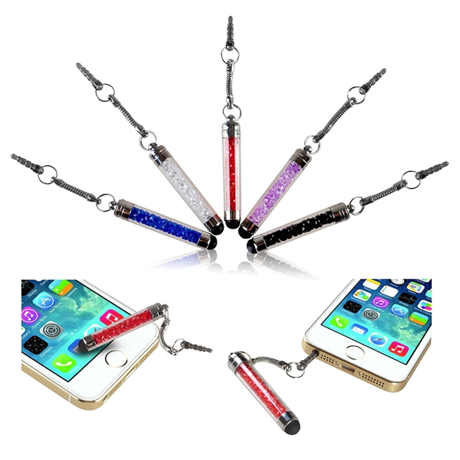 USA 10X Stylus Crystal Touch Screen Pen For Phone Android Table PC Mobile Phone