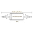 thumbnail image 6 of SPRING PARK Outdoor Hammock Garden Sports Home Travel Camping Swing Leisure Canvas Stripe Hang Bed, 6 of 6