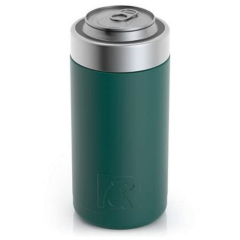 Can Cooler with Splash Proof Lid, 16 Oz, Stainless Steel, Koozies