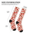 thumbnail image 4 of Sikiie Hand Drawn Tomatoes 1 Pairs Compression Socks for Men and Women 15-20 mmHg Running Support Socks, 4 of 7